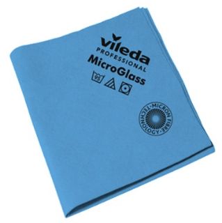 Panno in microfibra MicroEvolux Vileda Professional - rosso - 40x42 cm -  Conf. 5 pz.