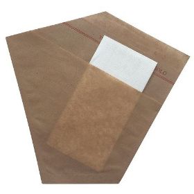 Sacchetti pane in carta kraft bianco - Papetti Carta