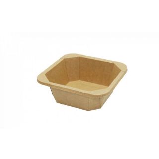 Immagine di INSALATIERA QUADRATA CARTONCINO SQUARE BOWL 750CC 50PZ