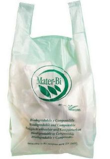 Immagine di SHOPPER BIO COMPOSTABILE 5GR 24X44CM 500PZ